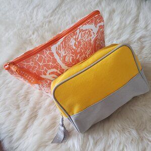 Barneys New York Canvas Make Up Bag x 2